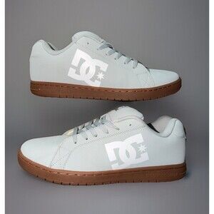 NEW Men’s DC Shoes Court Graffik Grey White Gum Skate Sneakers 100536 Size 13